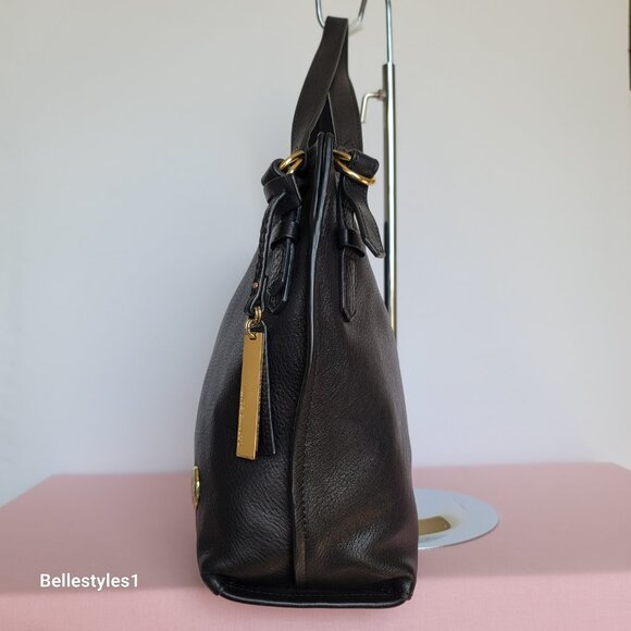 VINCE CAMUTO Aniko Satchel With Dual Handles- Black. PRE-OWNED. LIGHTLY USED.⭐ - Picture 7 of 16